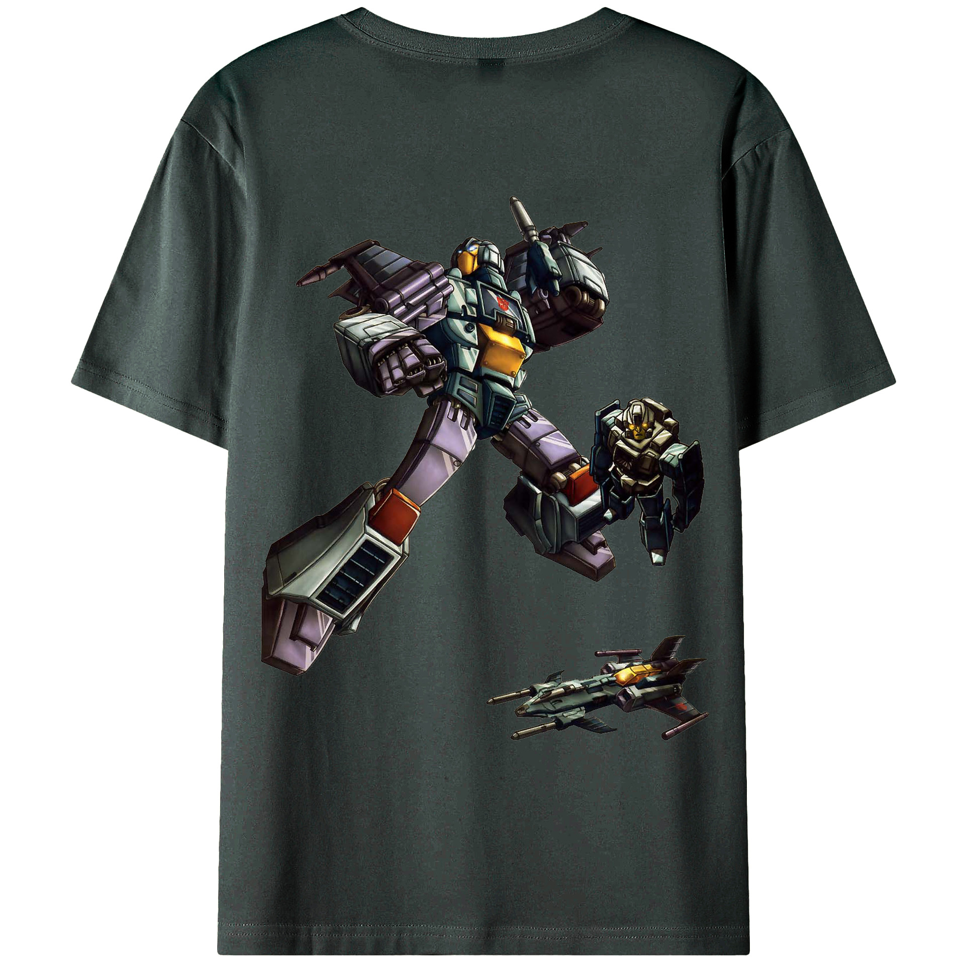 （画像用）  綿100％ メンズ半袖Tシャツ（バックプリント） 通気性